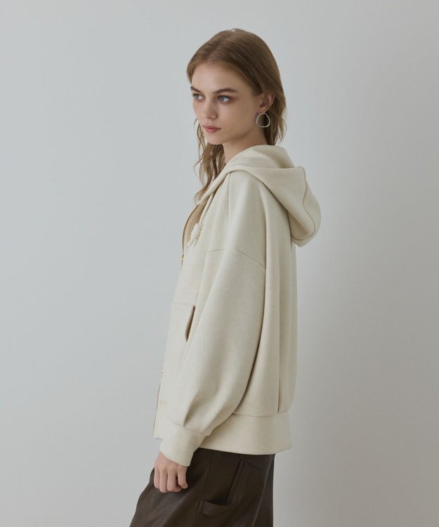 GRACE CONTINENTAL ルーズパーカー ホワイト