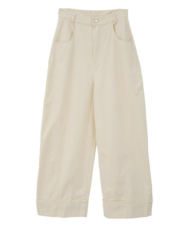 CRAFT STANDARD BOUTIQUE カーブデニムパンツ Ivory