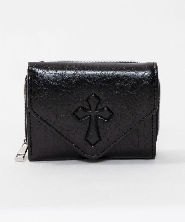 WEGO エンボスクロスウォレット ブラック