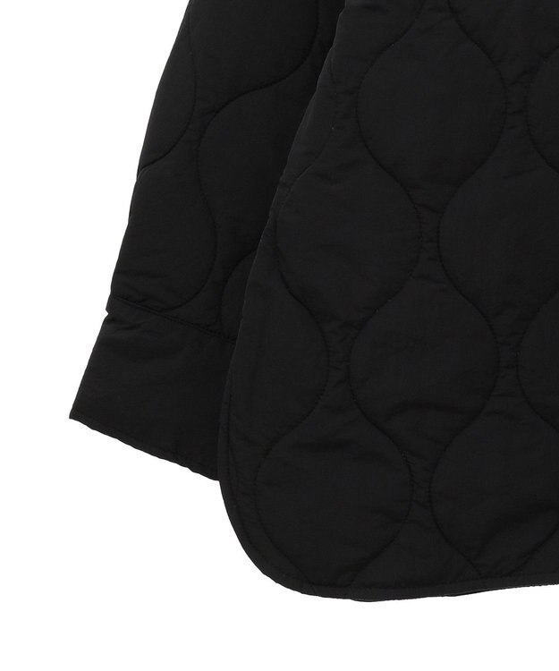 Green Parks キルティングシャツブルゾン Black