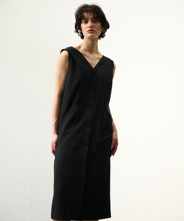 GRACE CONTINENTAL バックボウドレス ブラック