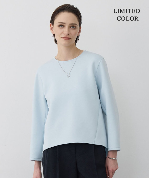 ICB 【先行予約・WEB限定カラーあり】ソフトダンボール スリットテール プルオーバー サックスグレー［WEB限定］