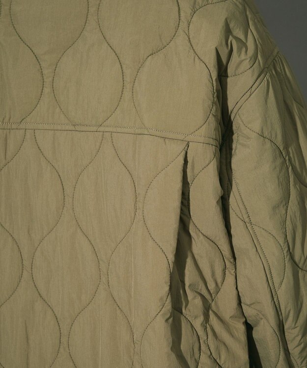 Green Parks キルティングシャツブルゾン Khaki