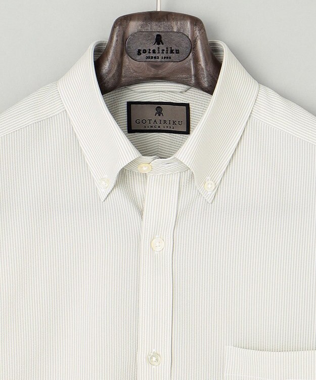 GOTAIRIKU クールマックスサッカーシャツ ライトグレー系1