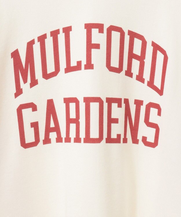 AMERICAN HOLIC カレッジロゴ裏毛プルオーバー Off White