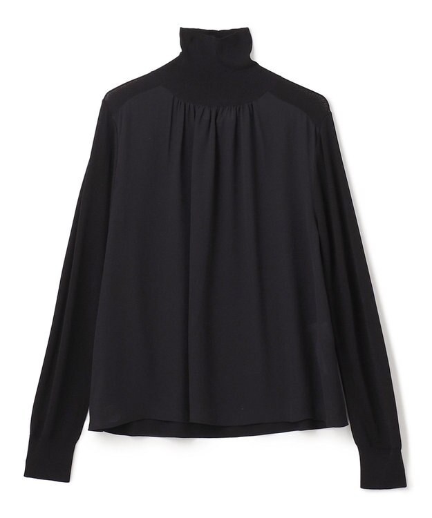 BEIGE， 【WEB限定・S-size】KINABALU / ジョーゼットニット Black