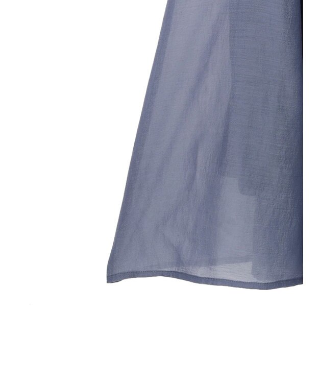 earth music&ecology バックレースアップワンピース Grayish Blue