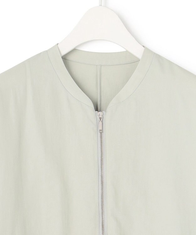 ICB L 【接触冷感・UVカット・撥水・洗える】 ナイロンタスランツイル ブルゾン ピスタチオ系