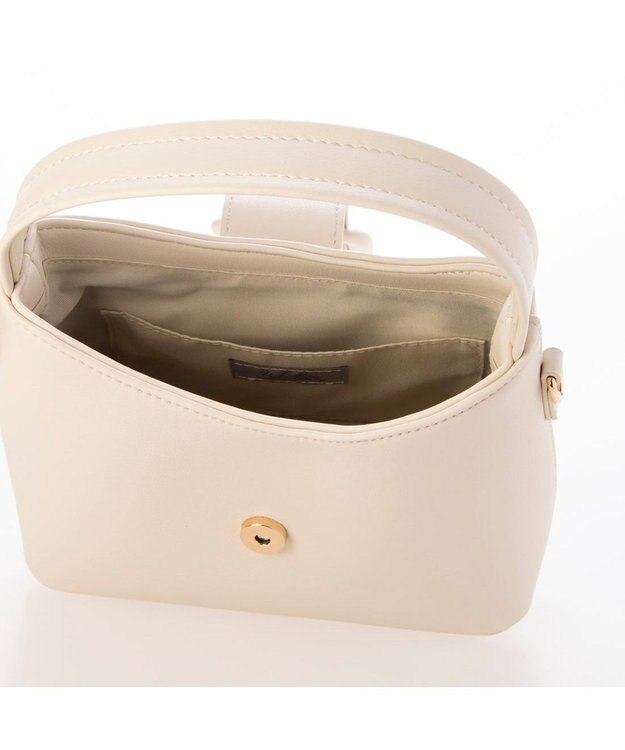 UNBILLION カシュカシュ cachecache / クルミベルト2wayスクエアバッグ アイボリー