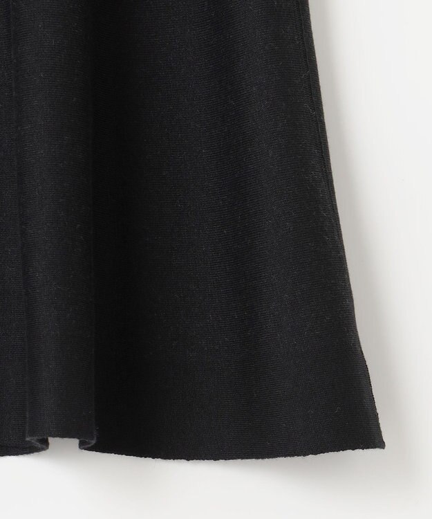 自由区 【WEB限定・マルチウェイ・洗える】ヘリンボーン柄リバーシブルニット セットアップ ブラック×グレー柄