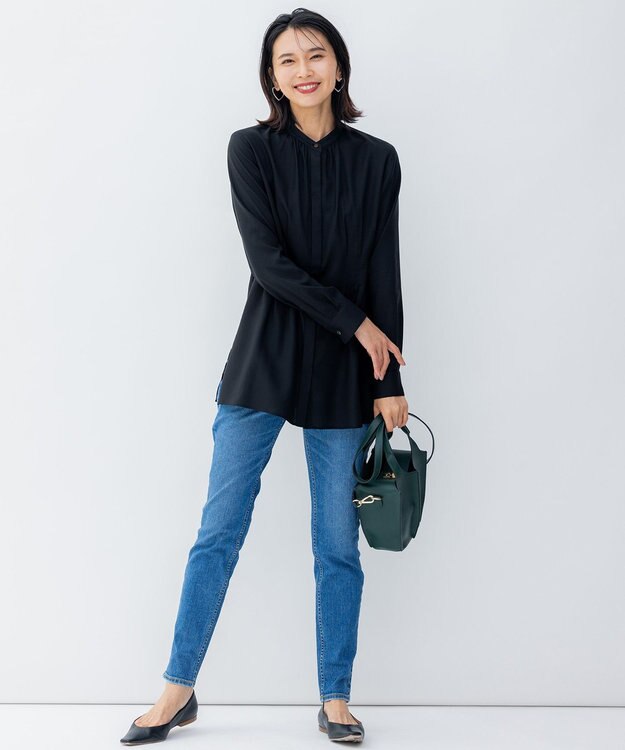 23区 【洗える】23区DENIM スキニー パンツ ウォッシュドブルー系