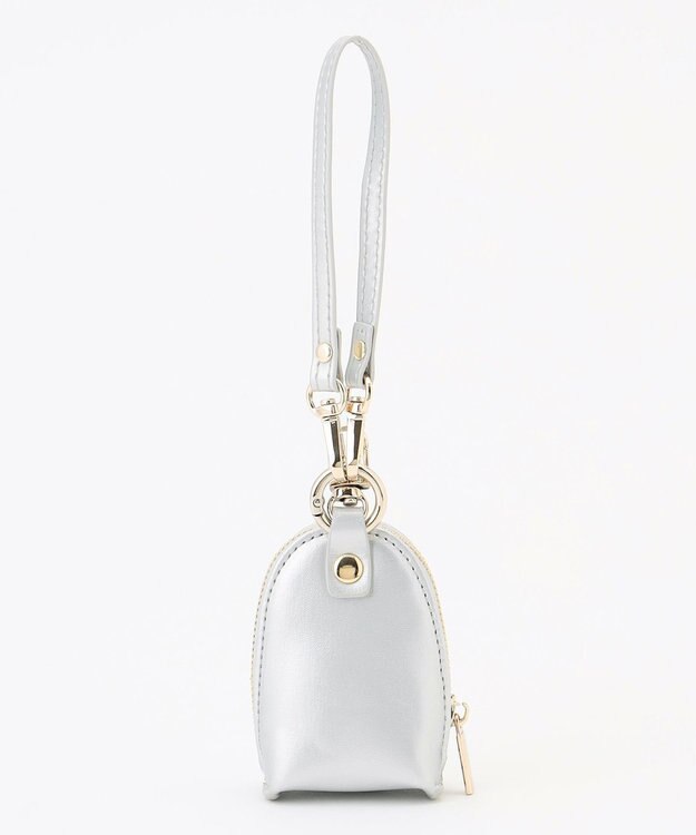 ANY カラビナ付小物入れ シルバー