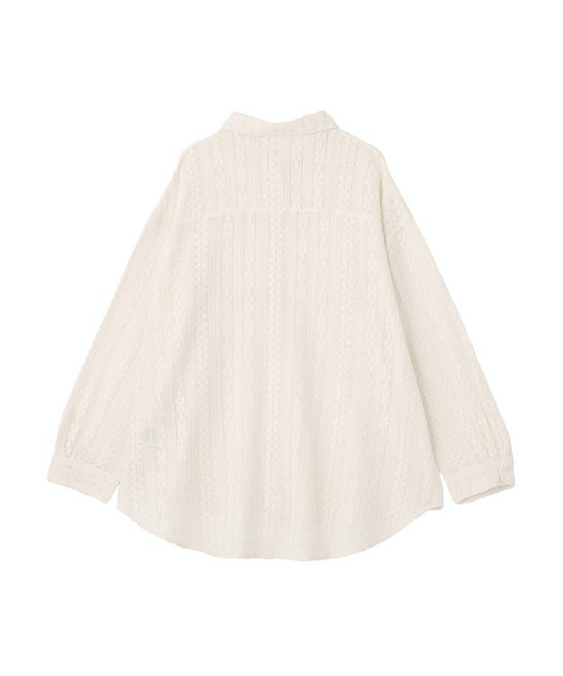 Green Parks 長袖レースシャツ Off White