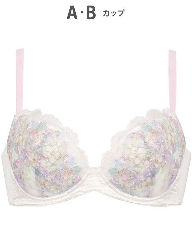 Wing ブラジャー 夏のブラストレスから解放 汗の不快感を軽減(カップ肌側・ワイヤーループ・バック) 背中すっきり 【ときはなつブラ】 KB2872 ウイング／ワコール アイボリー