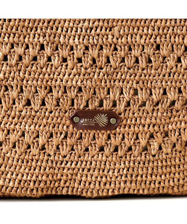 IBIZA ラフィア　2WAYバッグ エメラルドグリーン