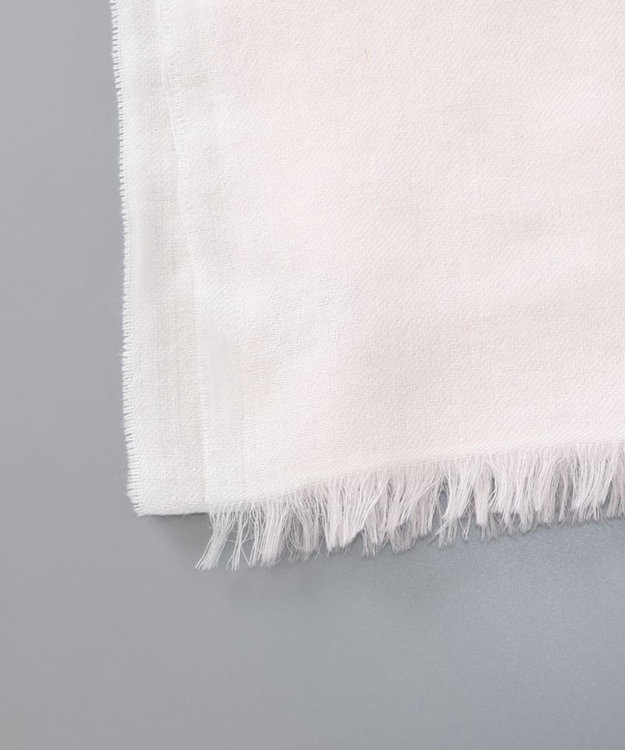 AURORA 【 LANVIN COLLECTION（ランバン コレクション） 】ウール面割ストール ピンク