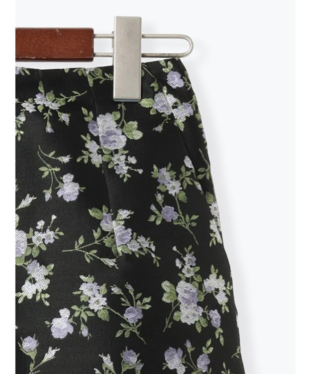 Te chichi ジャガードIラインミドルスカート ブラック