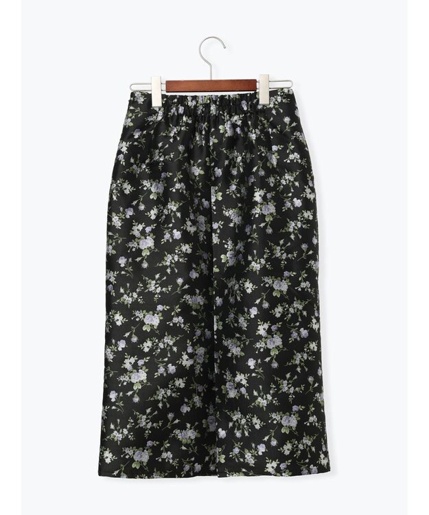 Te chichi ジャガードIラインミドルスカート ブラック