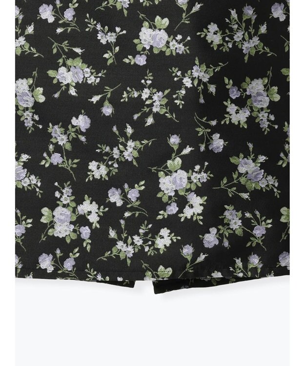 Te chichi ジャガードIラインミドルスカート ブラック