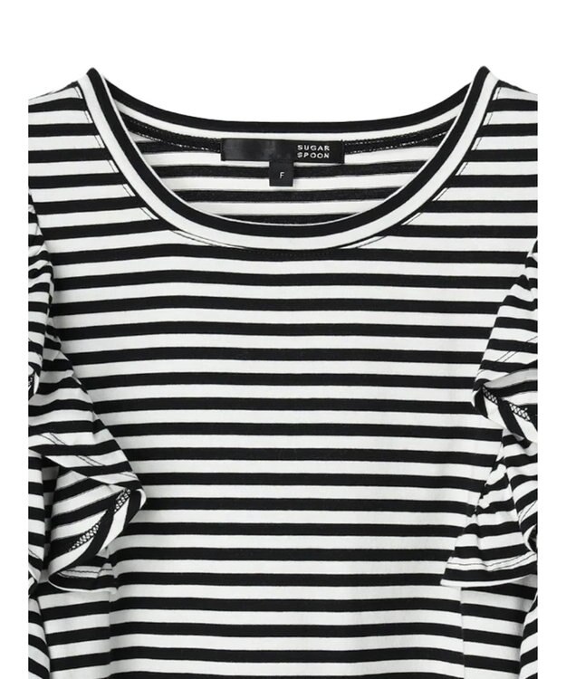 Green Parks ・ＳＵＧＡＲ　ＳＰＯＯＮ　ラッフルレイヤードＴシャツ Off White