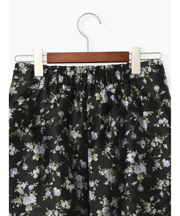 Te chichi ジャガードIラインミドルスカート ブラック