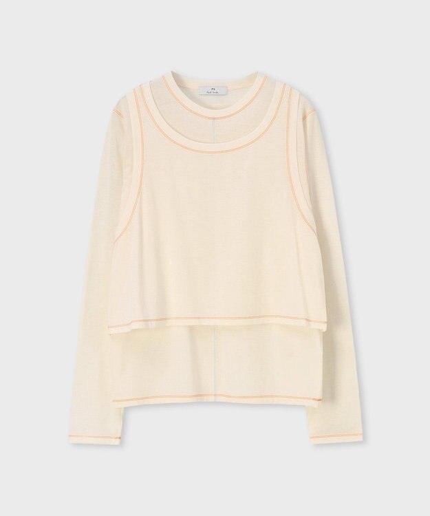 Paul Smith レイヤード シアー カットソー オフホワイト