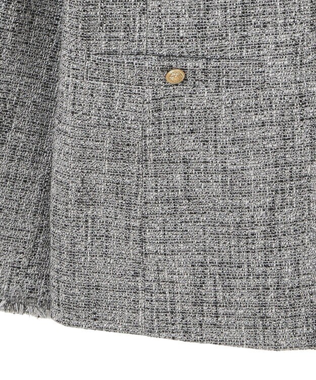 YECCA VECCA 金釦ツイードジャケット Mix