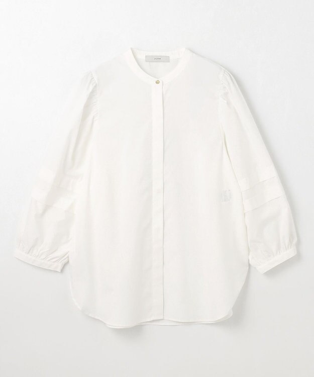 ANY 【接触冷感/UVカット/抗菌防臭/速乾】エニィファンクションタックスリーブブラウス ホワイト