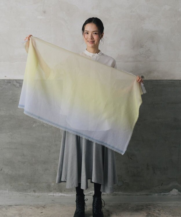 POLS 播州織 極細コットンストール Sサイズ イエロー