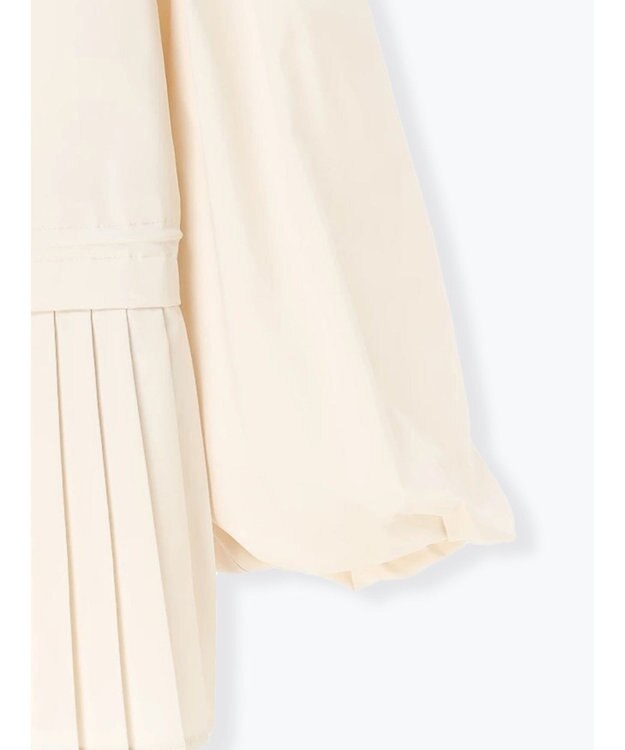 Te chichi 袖バルーンペプラムプリーツブルゾン ベージュ