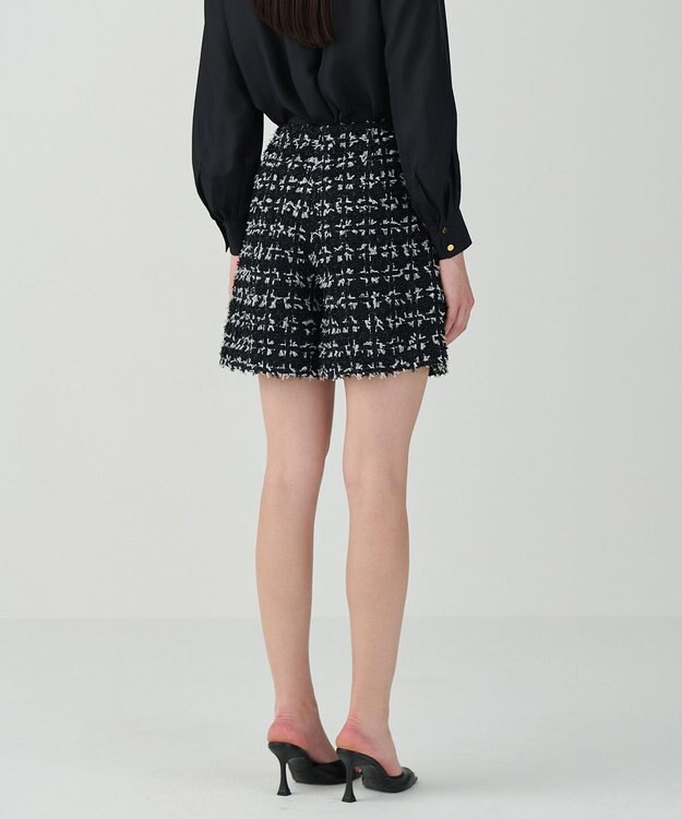 GRACE CONTINENTAL Tweed Shortパンツ ブラック