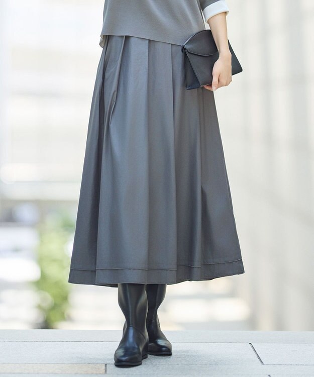 自由区 【カタログ掲載】ラスタータイプライター スカート スレート