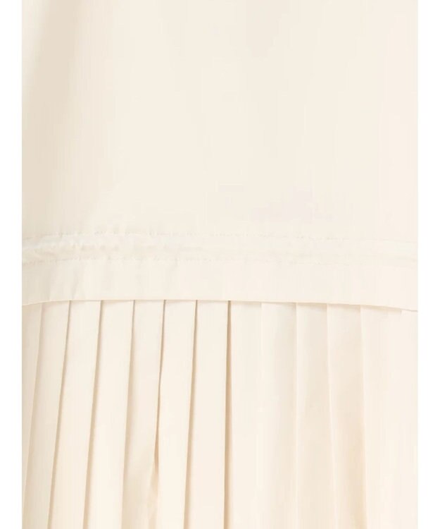 Te chichi 袖バルーンペプラムプリーツブルゾン ベージュ