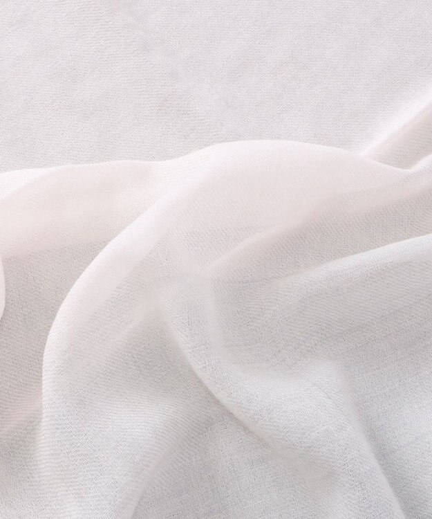 AURORA 【 LANVIN COLLECTION（ランバン コレクション） 】ウール面割ストール ピンク