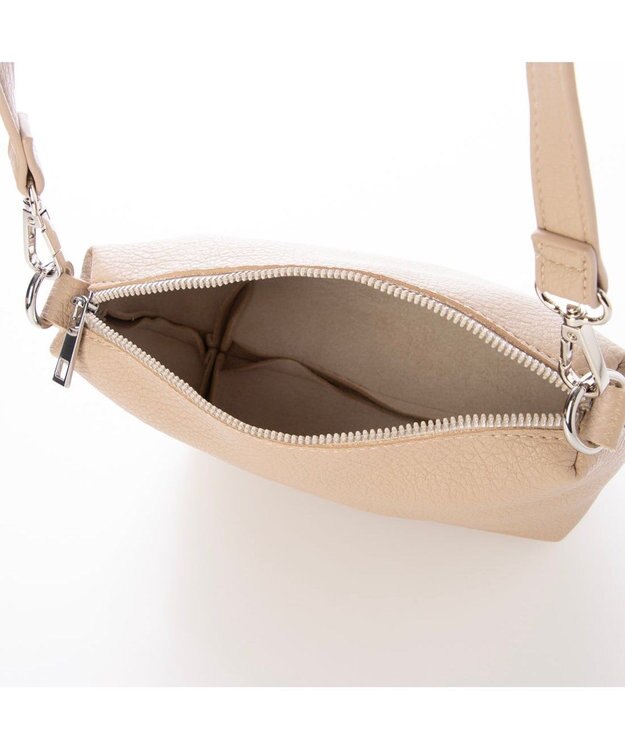 UNBILLION カシュカシュ cachecache / ポーチショルダー付き2wayホーボーバッグ ベージュ