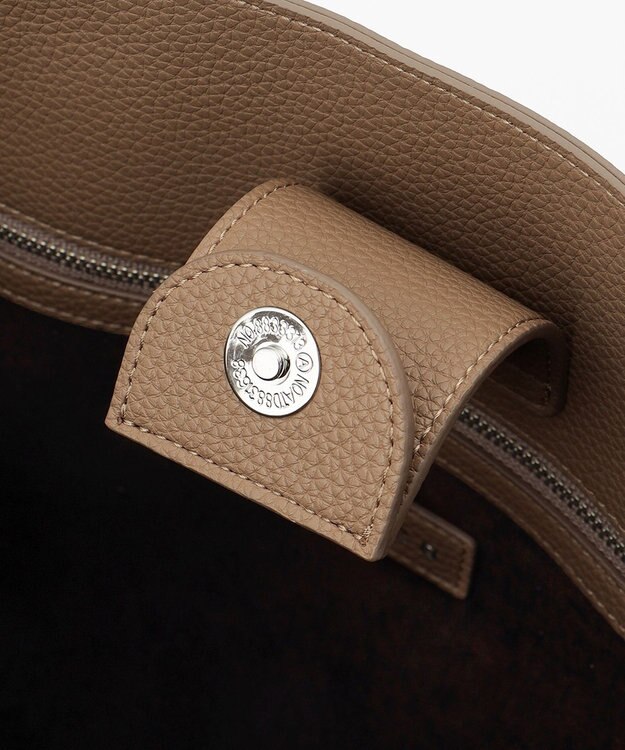 ICB 【A4サイズ収納可】ボストントート ベージュ系