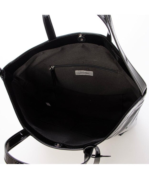 UNBILLION カシュカシュ cachecache / エナメル2wayトート ブラック