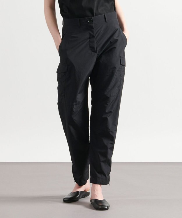 JOSEPH 【洗える】シャカ　カーゴトラウザーズ Black