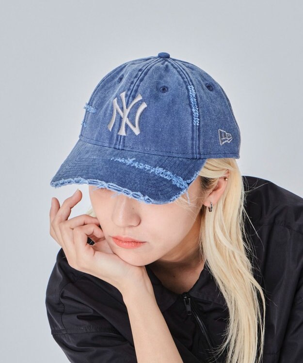 WEGO 【ユニセックス着用ITEM】別注NEWERA　9FORTY　　damage 柄3