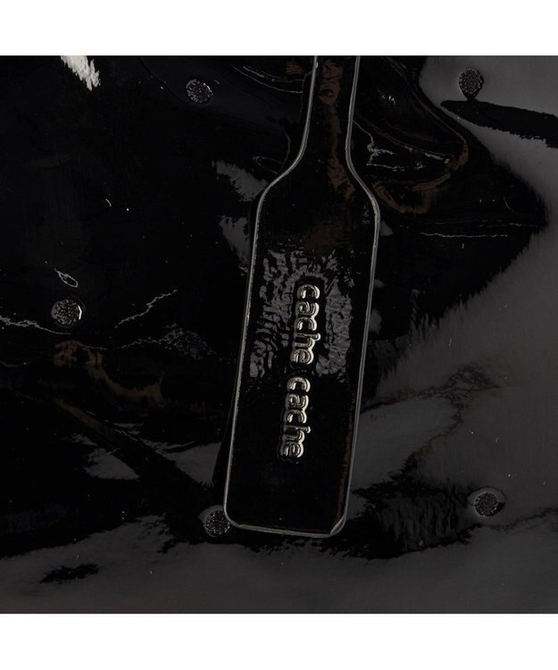 UNBILLION カシュカシュ cachecache / エナメル2wayトート ブラック