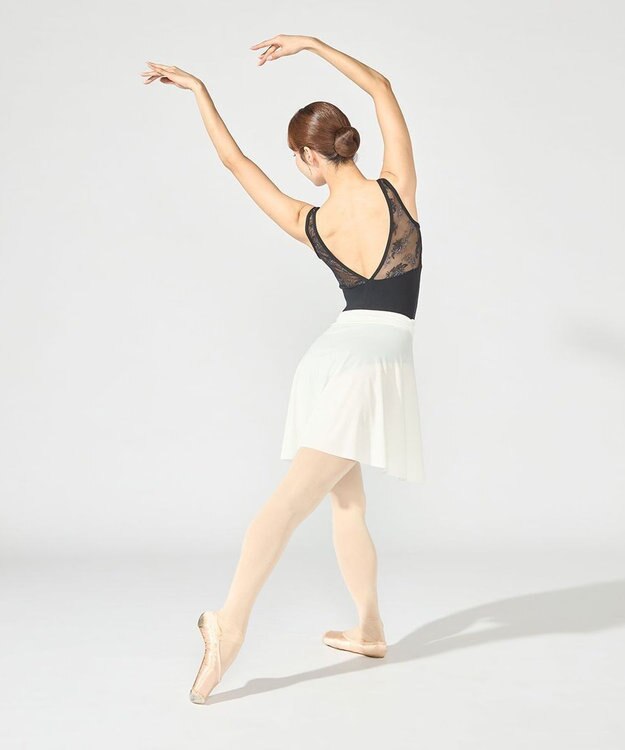 Chacott ノースリーブレオタード ブラック