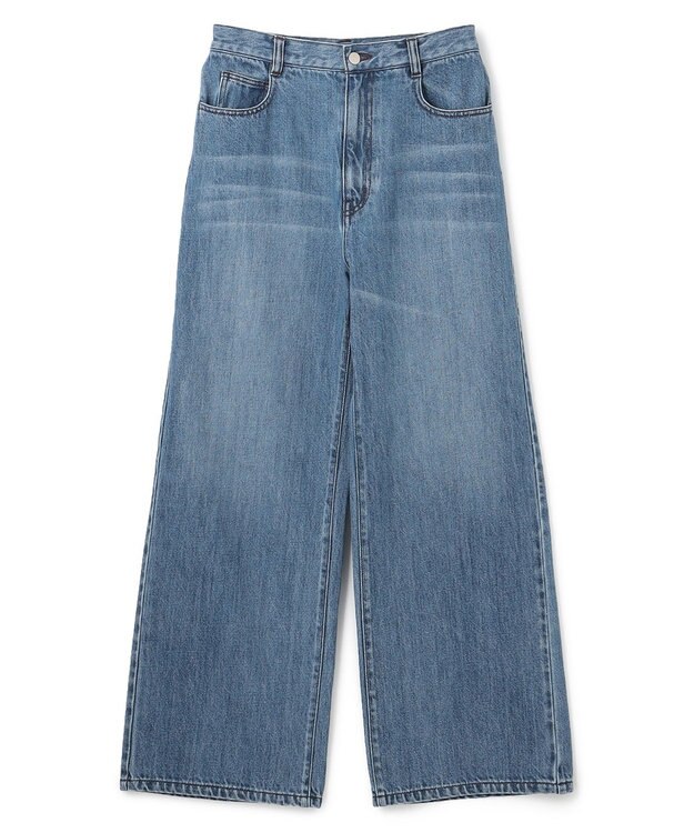 BEIGE， 【新色追加】MARCK / ワイドバギーパンツ M.Indigo