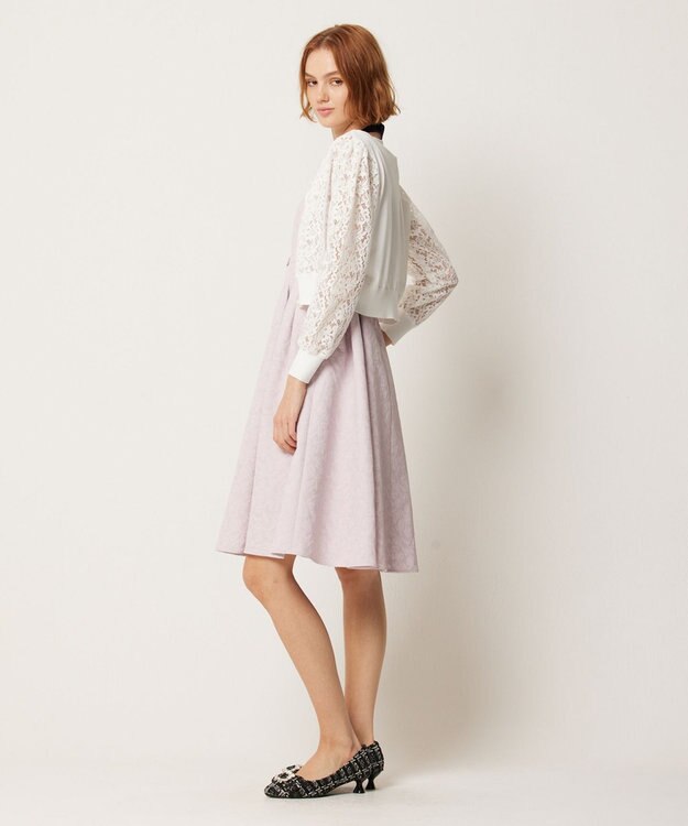 TOCCA 【洗える！】GENIUS OF LACE カーディガン オフ系