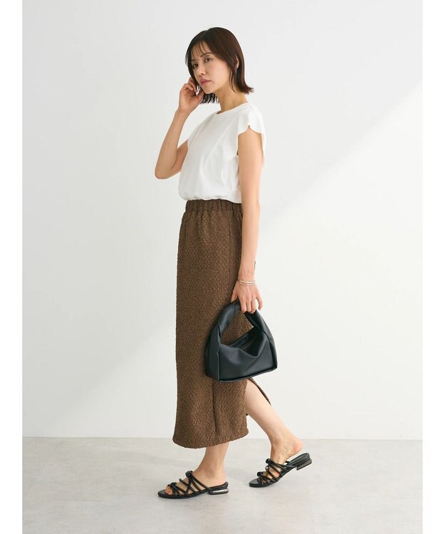 Green Parks ・ＳＵＧＡＲ　ＳＰＯＯＮ【ＣＯＯＬ】フレンチスリーブＴＥＥ Off White