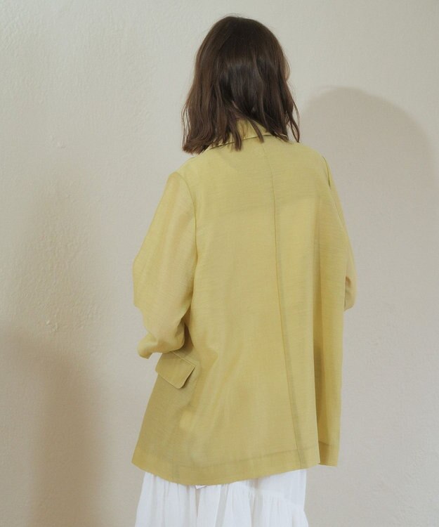 YECCA VECCA シアーテーラードジャケット Yellow