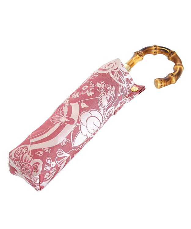 槇田商店 Kirie 更紗 ルージュ 折りたたみ傘 赤