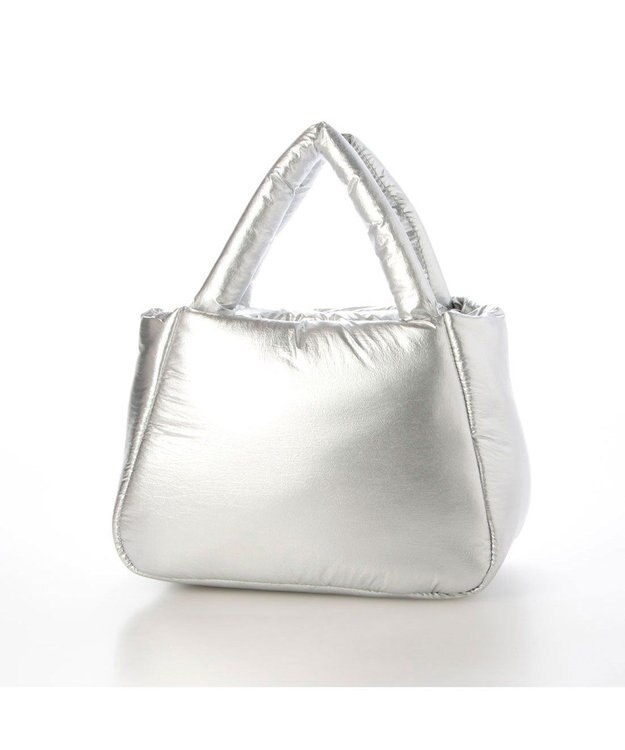 UNBILLION カシュカシュ cachecache / 2wayパフィーミニトートバッグ シルバー