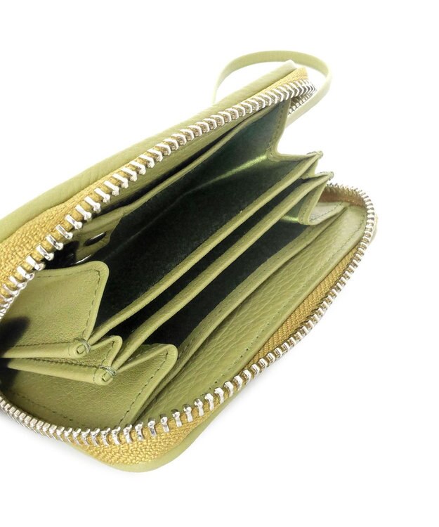 IBIZA イストリア　牛革　コンパクトマルチケース ミント