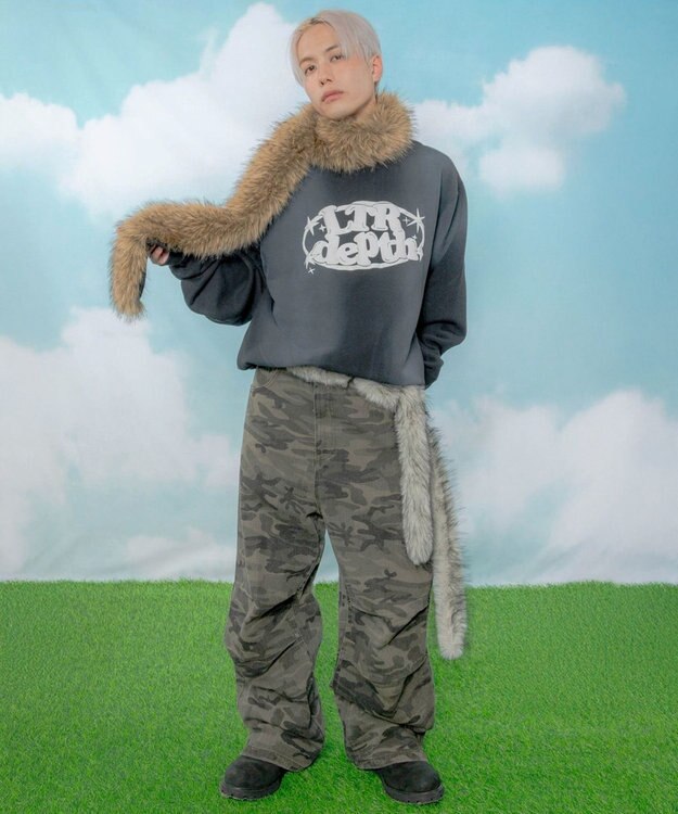 WEGO 【ユニセックス着用ITEM】サークルロゴプルオーバー ブラックその他