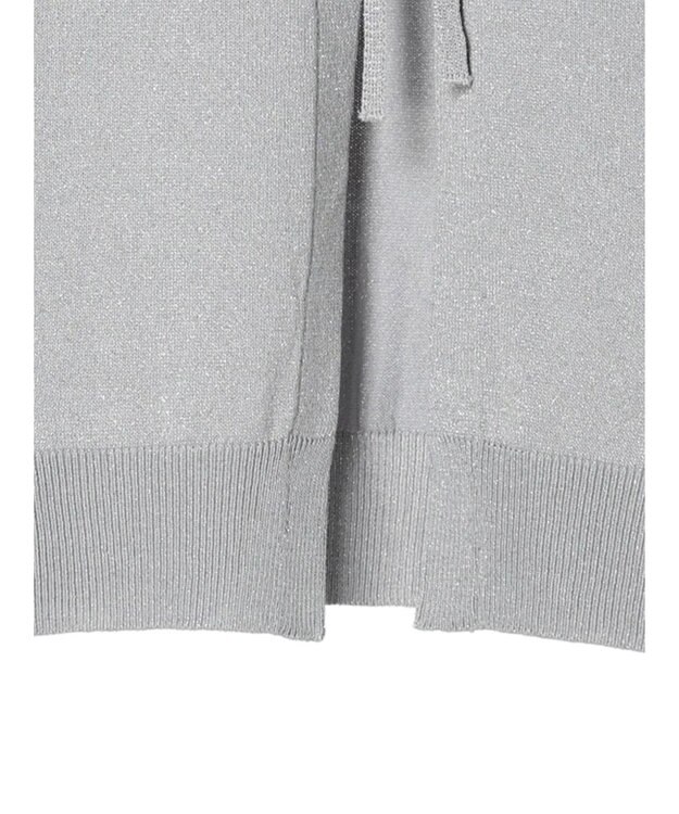 earth music&ecology ラメニットカーディガン Gray